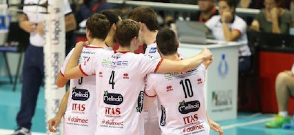 La festa della Trentino Volley a Ravenna (foto di Marco Trabalza)
